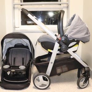 Graco stroller+ Graco snug ride car seat